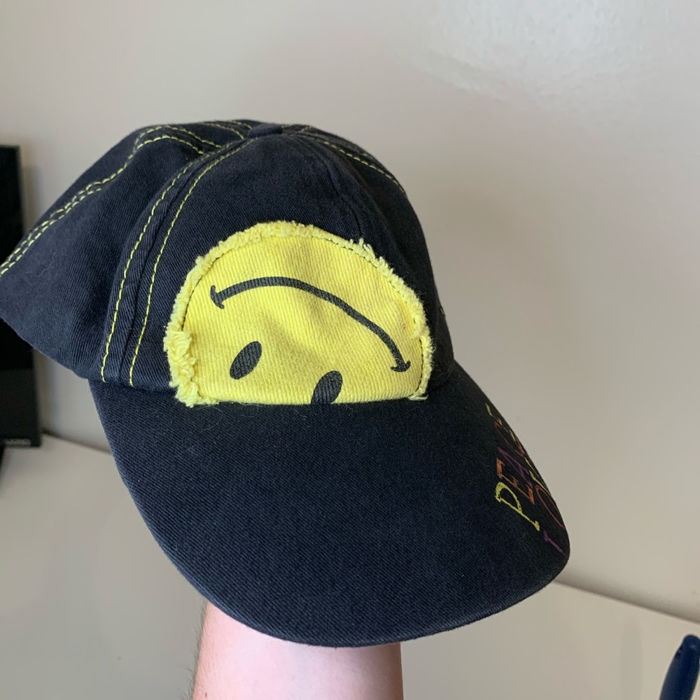 Y2K style peace hat